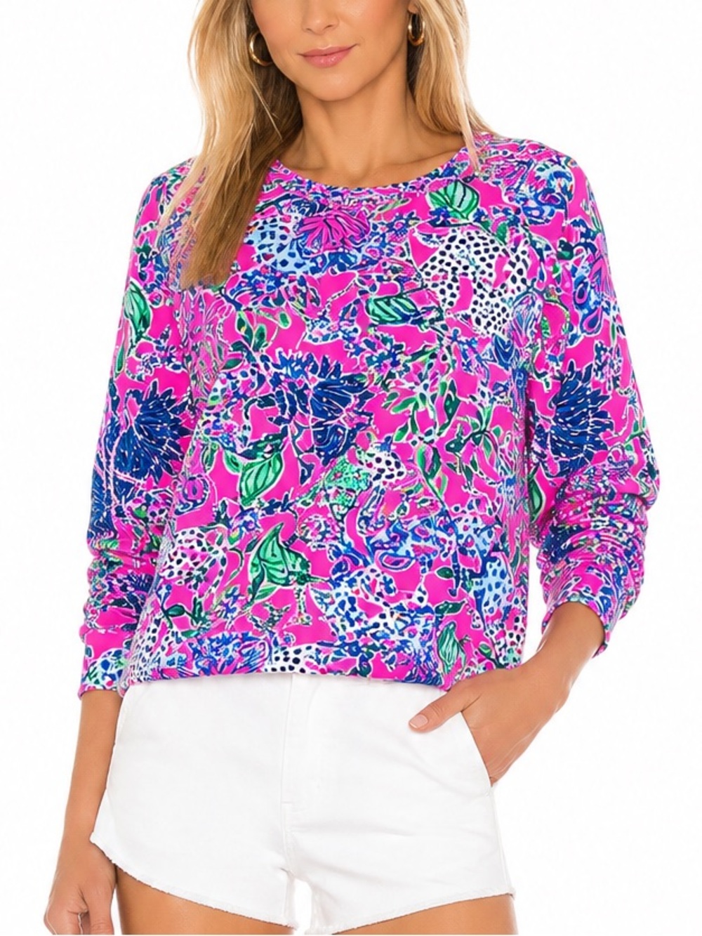 Lilly Pulitzer Jungle Print Sweatshirt | Size Small